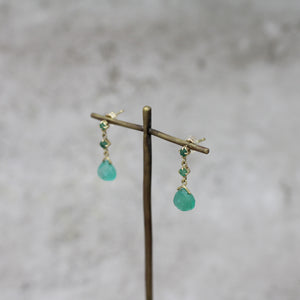 エメラルド ピアス