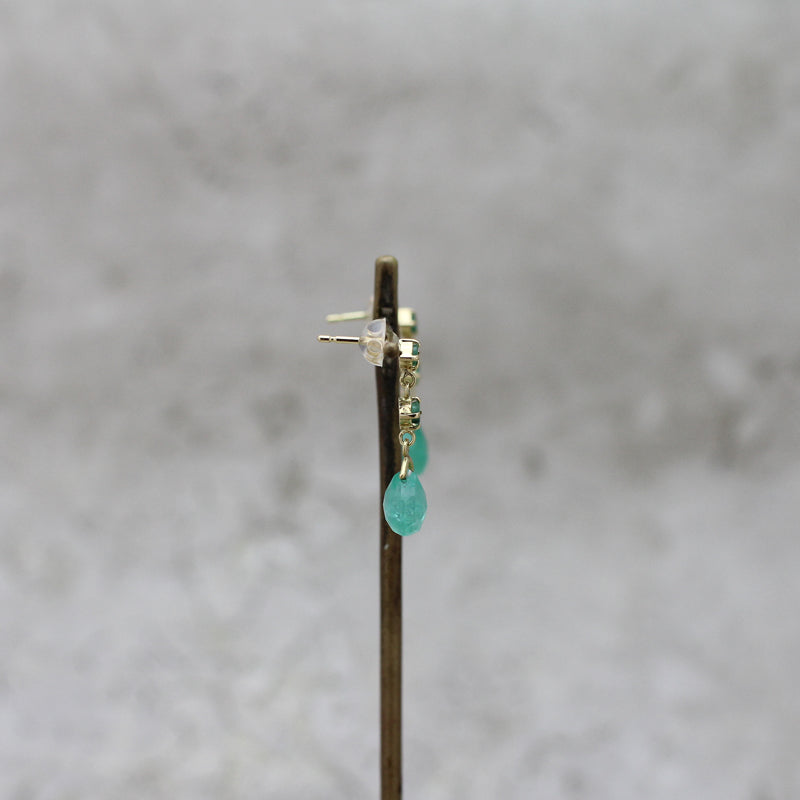 エメラルド ピアス