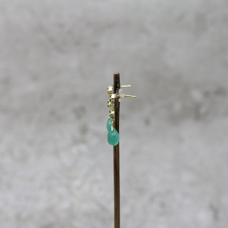 エメラルド ピアス