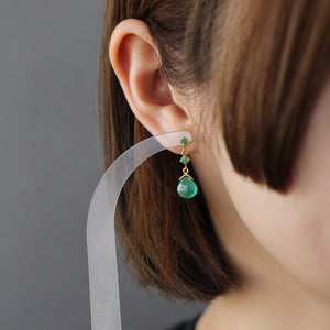 エメラルド ピアス
