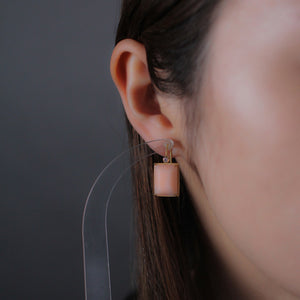 珊瑚 フックピアス