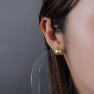 11mm 白蝶バロックパール ピアス