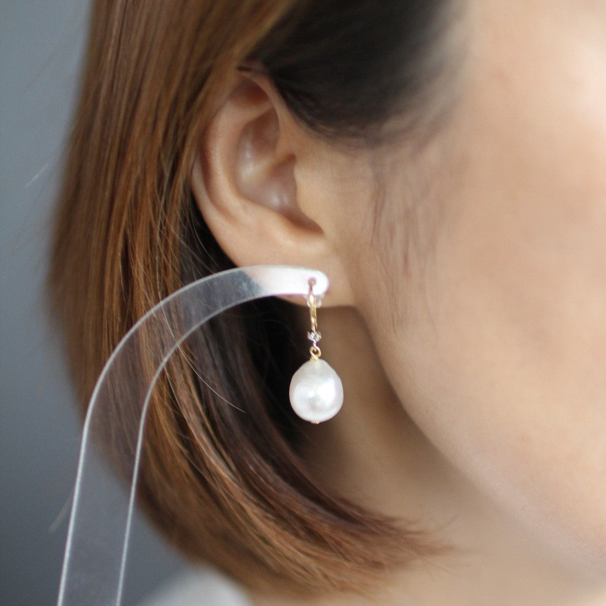 11mm 白蝶バロックパール フックピアス – Bon Magique